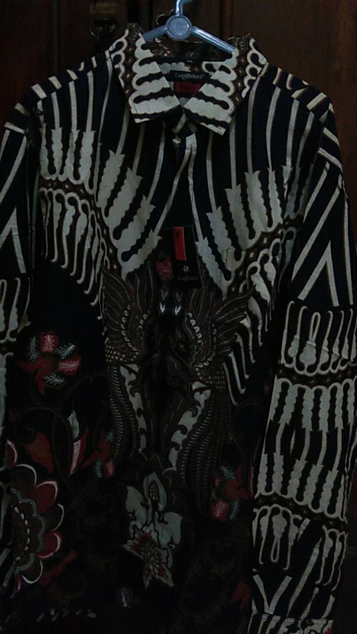 Kemeja Batik Pria Slim Fit Baju Batik Pria Slim Fit Batik Katun Printing Lbl425