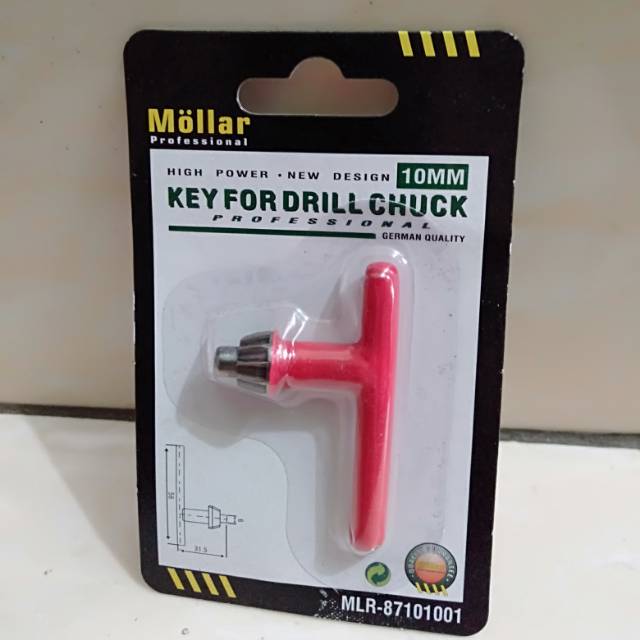 Kunci kepala bor 10mm mollar