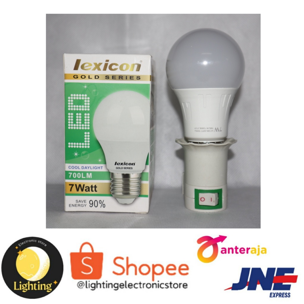 LAMPU LED LEXICON 7 WATT GARANSI 1 TAHUN | LEXICON 7 W