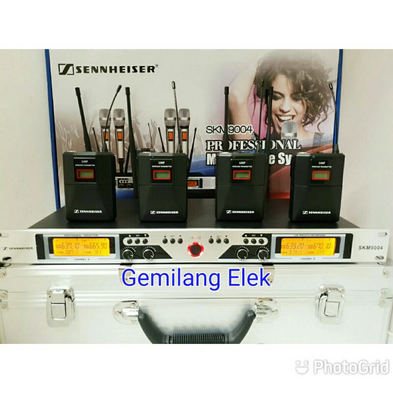 Mic Wireless SENNHEISER SKM 9004 ( 4BH CLIP ON ) multi channel