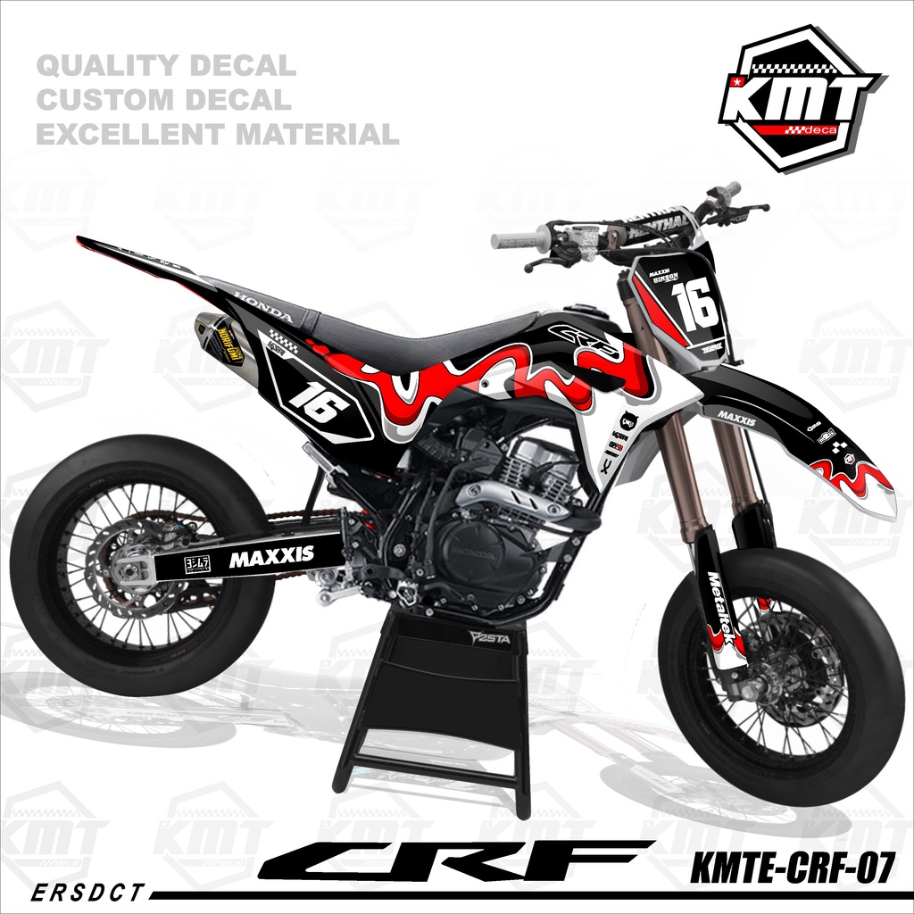 (COD) Decal CRF150L supermoto full body decal crf150 full body dekal crf 150 full body dekal crf 150