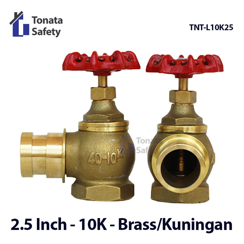 Hydrant Valve 2.5&quot; Kuningan / Brass 10K Machino