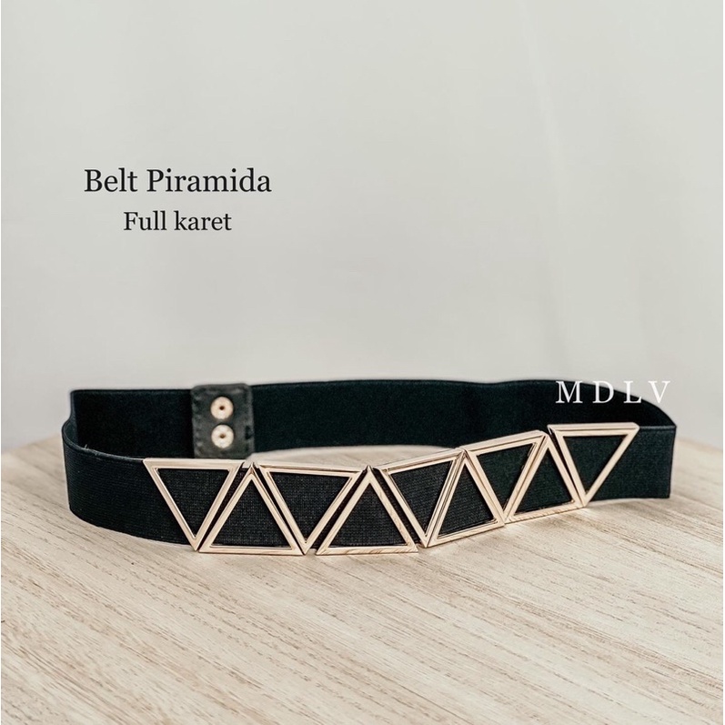 MDLV ~ BELT PIRAMIDA STREET // BELT IMPORT GOOD QUALITY // BELT IMPORT WANITA