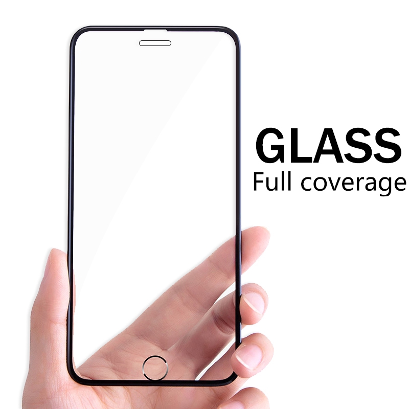 Pelindung Layar Tempered Glass 9H Full Cover Anti Debu untuk iPhone x / X / XR / X iPhone 11 Pro Max