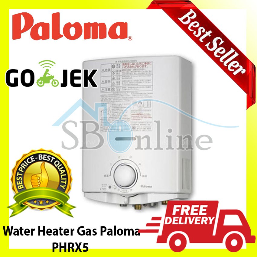 Water Heater Gas Paloma PHRX5 Garansi Resmi