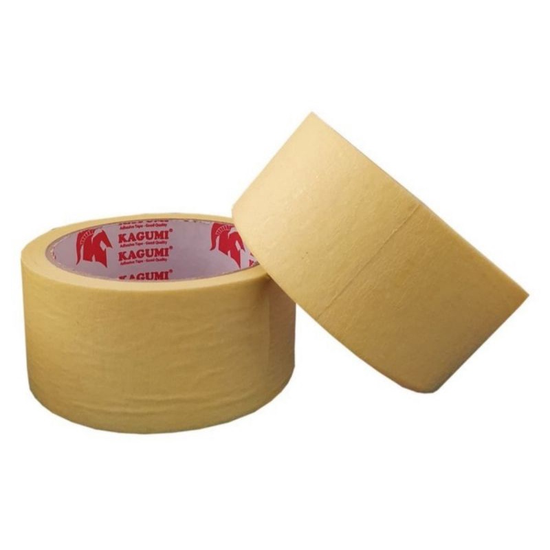 lakban kertas 2 inch masking tape solasi kertas 2&quot; solatip kertas besar