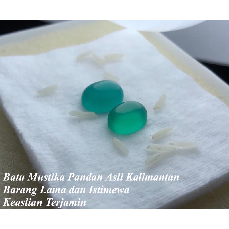 Batu Pandan Hijau Harga untuk 2pcs