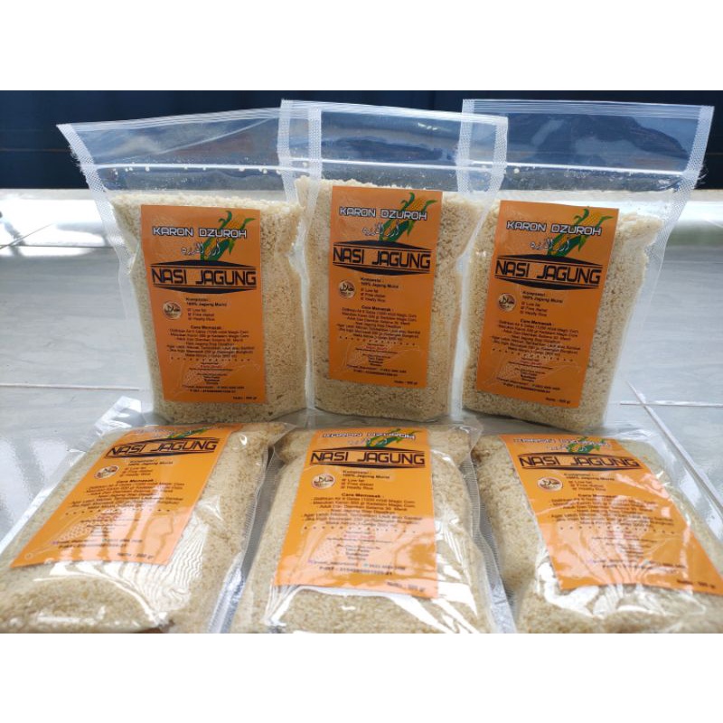 

Nasi Jagung Instan/Karon Jagung Cepat Saji 500gr