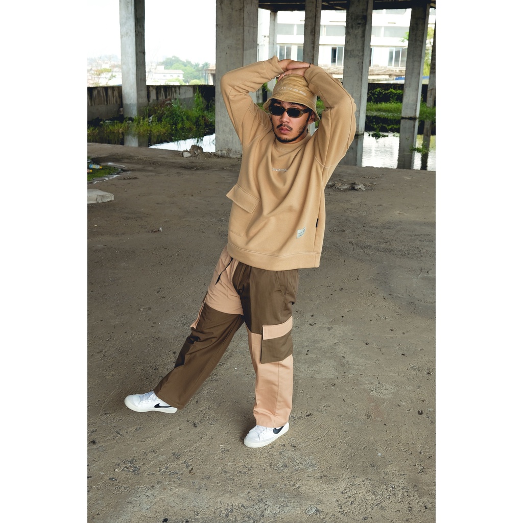 JAVAJONES Cargopants + Belt Bumi | Olive Khakis