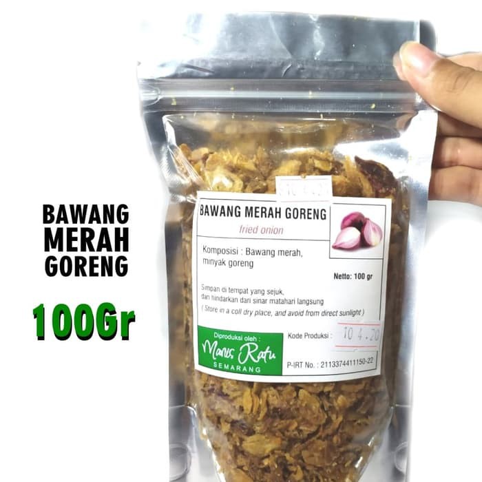 

bawang merah goreng 100gr makanan kering brambang goreng bawang goreng