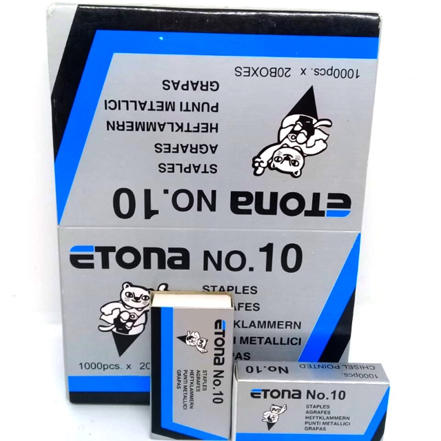 

Isi steples merek etona No-10