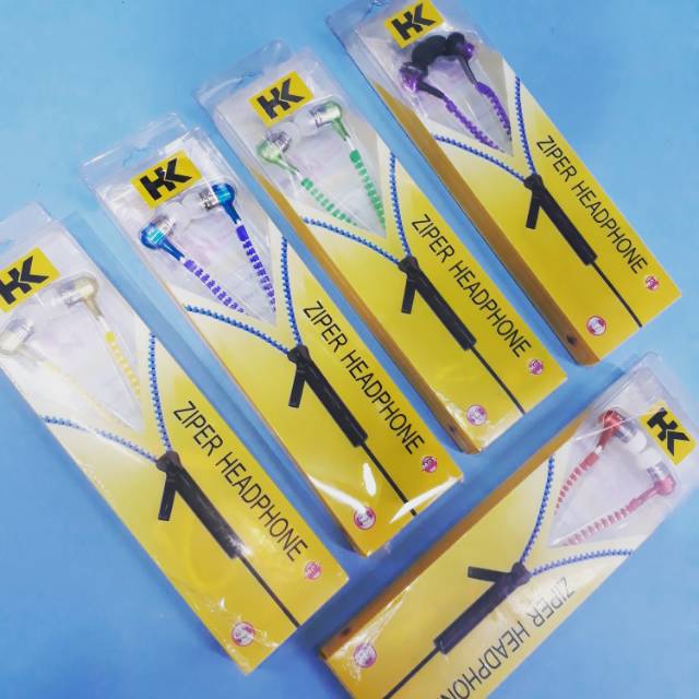 Headset Handsfree Earphones Ziper HK