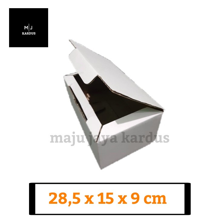 

Kardus Polos Karton Kardus Kotak Packing 28.5x15x9 cm (khusus) PUTIH