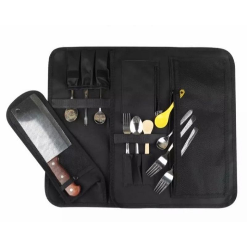 tas tempat pisau dapur/tas pisau chef/tas pisau dapur/knife bag pisau slempang