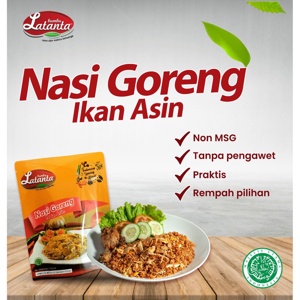 

Bumbu Masak IKAN ASIN Non MSG (Untuk 3-5 porsi)