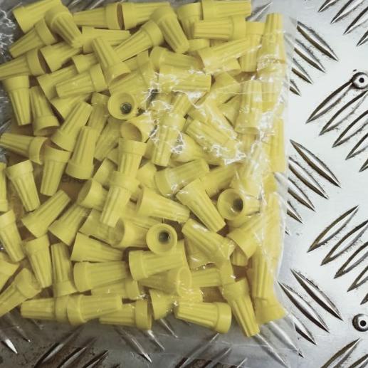 ♕ LASDOP PUTAR UNTUK SAMBUNGAN KABEL 2.5mm - 4mm KUNING ←