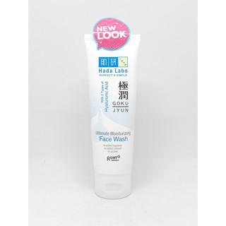 hada labo gokujyun ultimate moisturizing facial wash