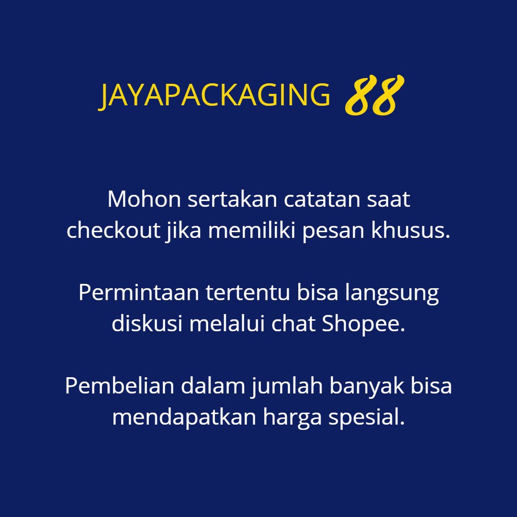 Produk Jaya Packaging 88 Shopee Indonesia