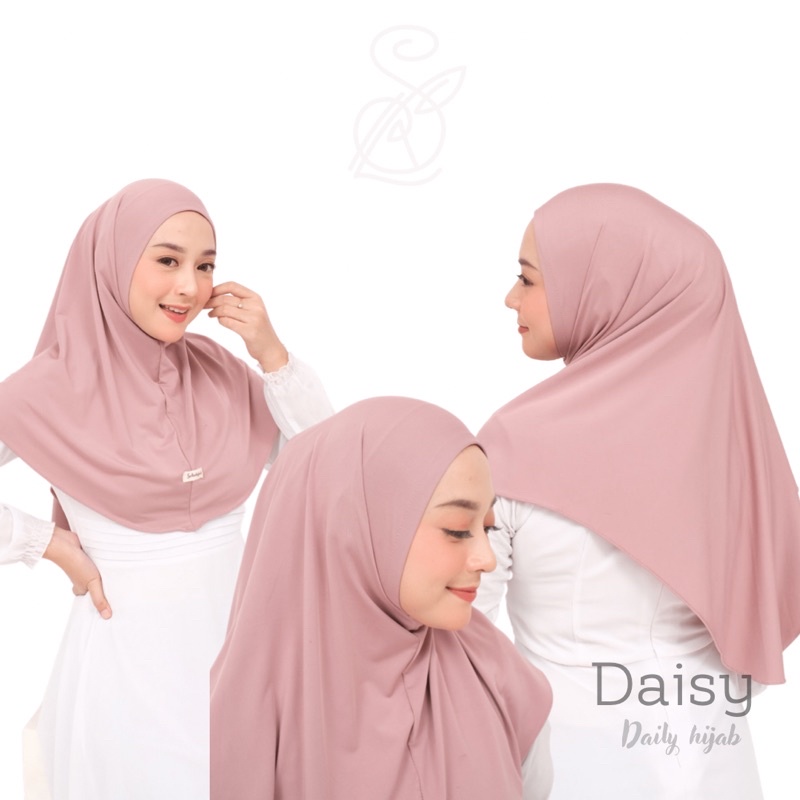 KHIMAR INSTAN DAISY / BERGO HAMIDAH NON PET / JERSEY