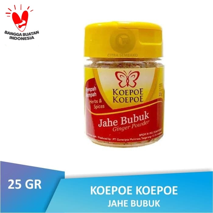 

Fe01Ggg Btl Koepoe Koepoe Jahe Bubuk 25Gr | Ginger Powder Kupu Kupu F30E1F11