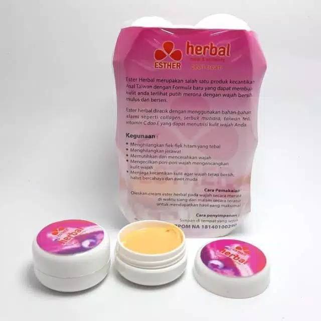 CREAM ESTHER HERBAL MOIST &amp; WHITENING ecer