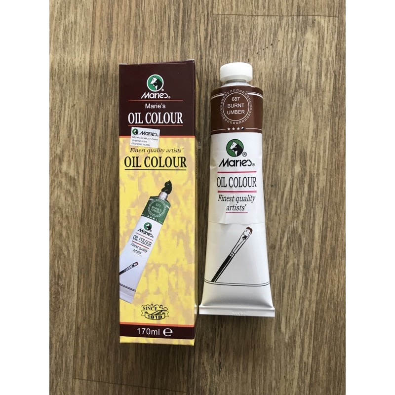 

MARIES OIL COLOUR 170 ML 687 - BURNT UMBER