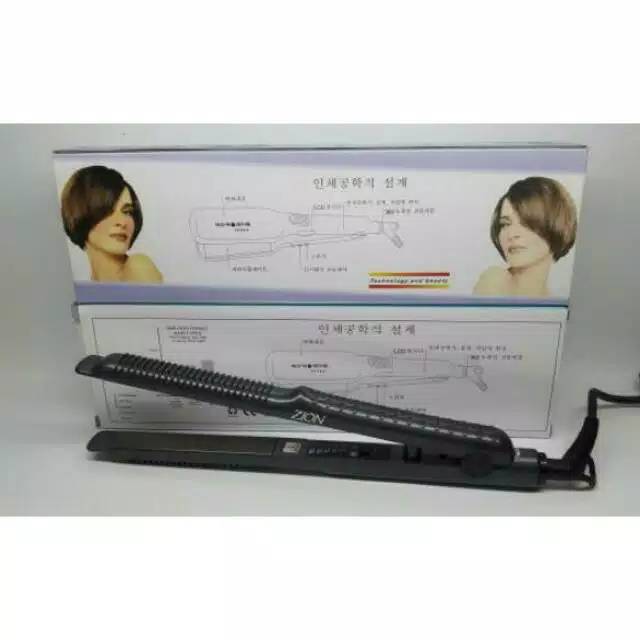 Catok zion 2 in 1 seri 018 lurus dan keriting