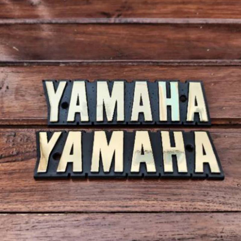 Emblem tangki Yamaha RX special RX spesial gold emas model baut RX S YT115