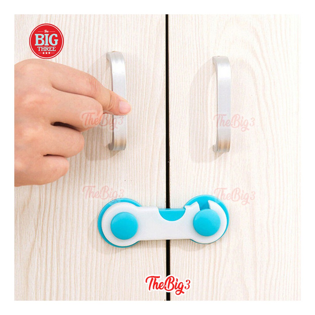 Baby Safety Lock - Kunci Pengaman Laci Kulkas Pintu Lemari dari Anak Bayi Penahan Keselamatan baby