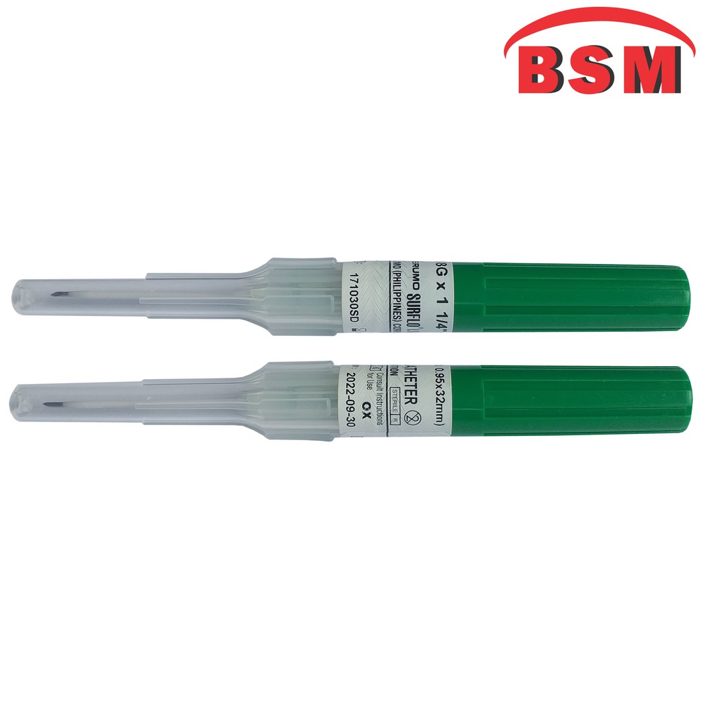 Jarum Infus IV CATCH SURFLO 18G Surflo IV Catheter