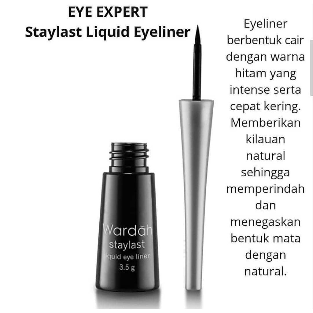 `ღ´ PHINKL `ღ´ ᘺᗩᖇᕲᗩᕼ  Wardah eyexpert liquid eyeliner anti luntur waterproff