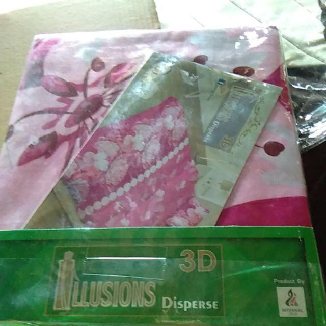 Illusions Sprei King Bantal 2 (180x200) - Daisy