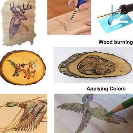 

Pen Solder Alat Lukis Bakar Pyrography Set - Alat Gambar - Alat Lukis