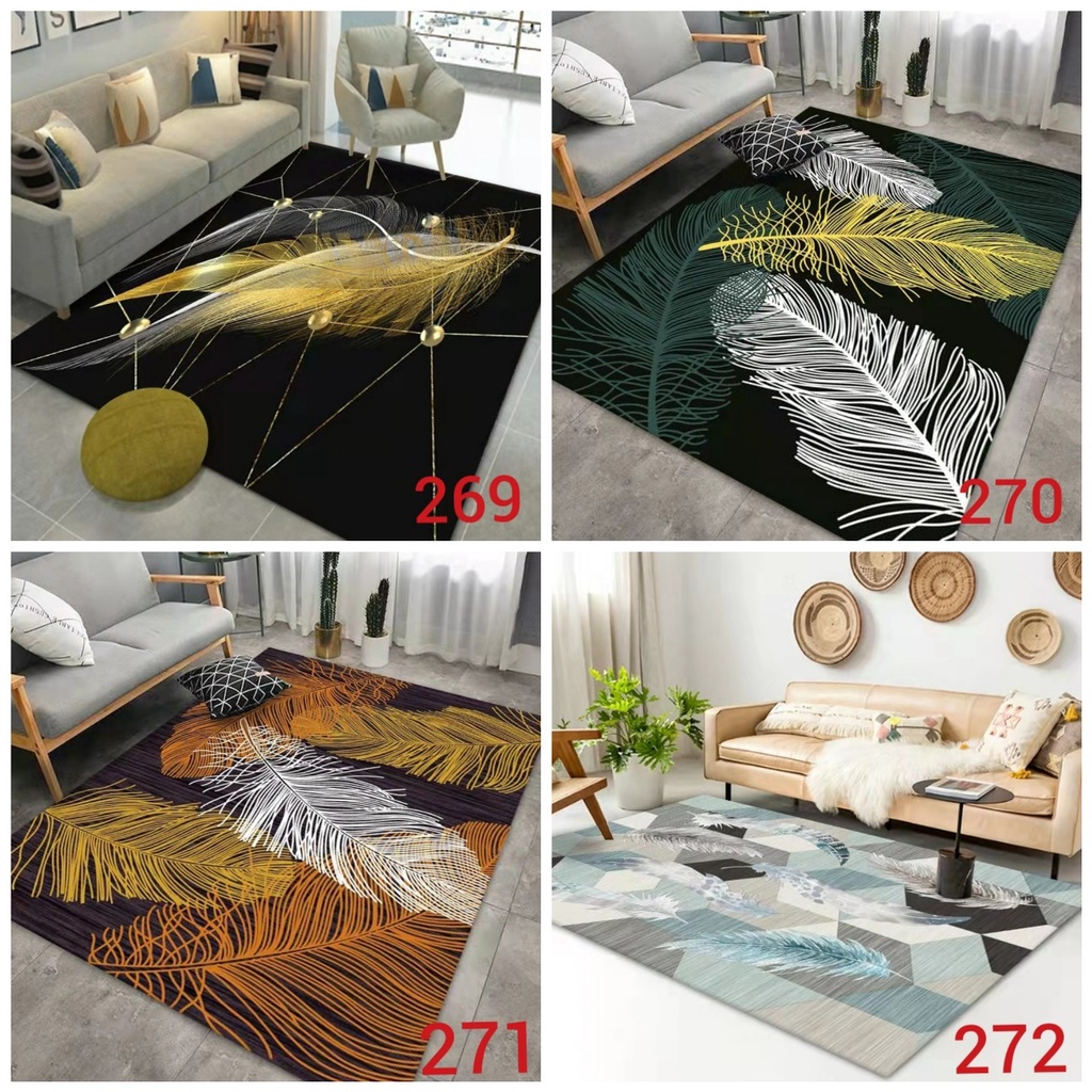 Karpet anti slip Karpet Lantai Bulu Karpet Permadani Ruang Tamu Karpet tebal Karpet DT Ukuran 200cm X 270cm - WORLDHOME
