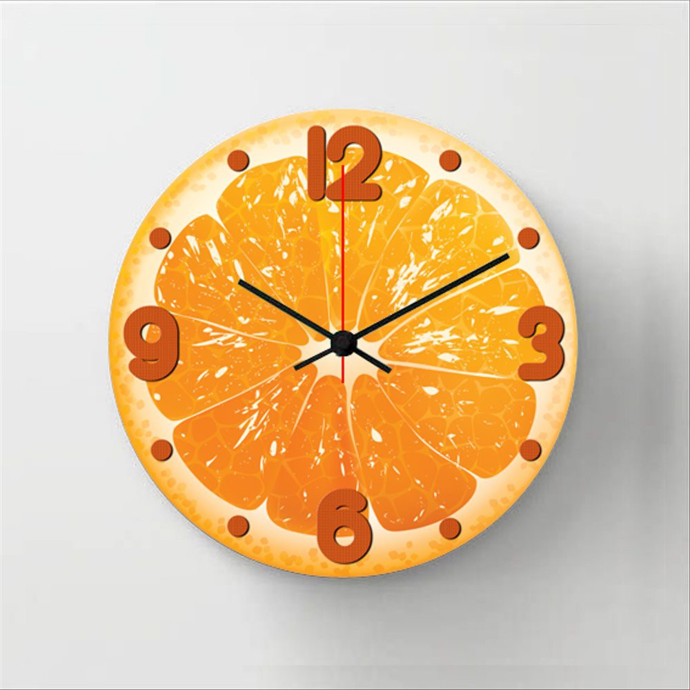 Jam Dinding Orange fruit  Terlaris