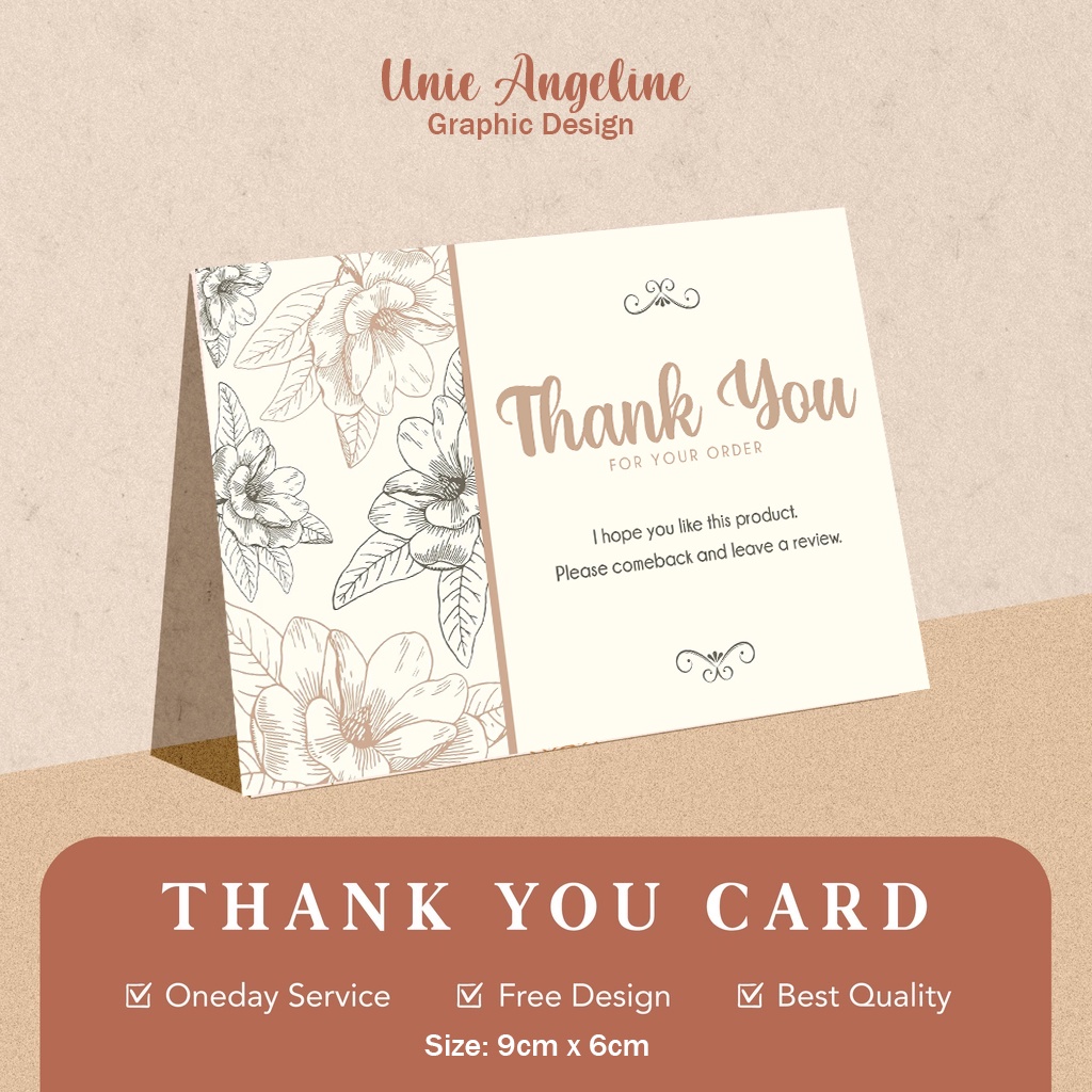 

THANK YOU CARD ONLINE SHOP READY STOCK