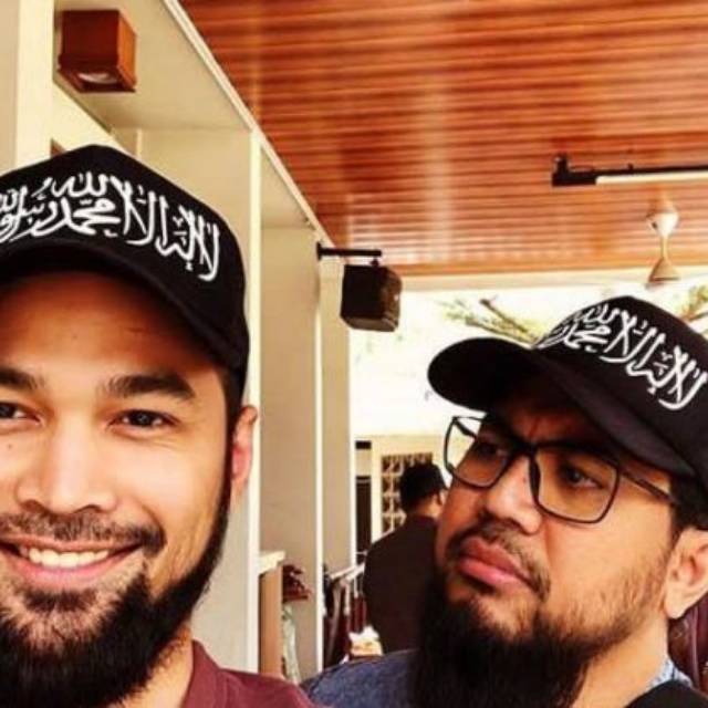 Topi Tauhid Hitam Putih Full bordir