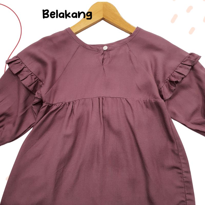 Dress Tunik Anak Naomi Laurakidshop 1-4 Tahun