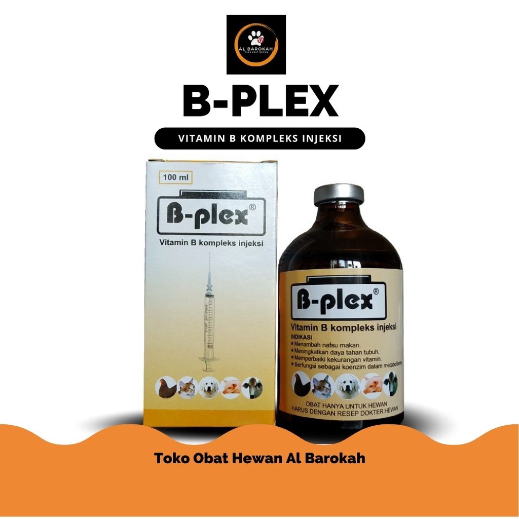 Jual BPlex 100 ml Vitamin B kompleks Injeksi Shopee Indonesia