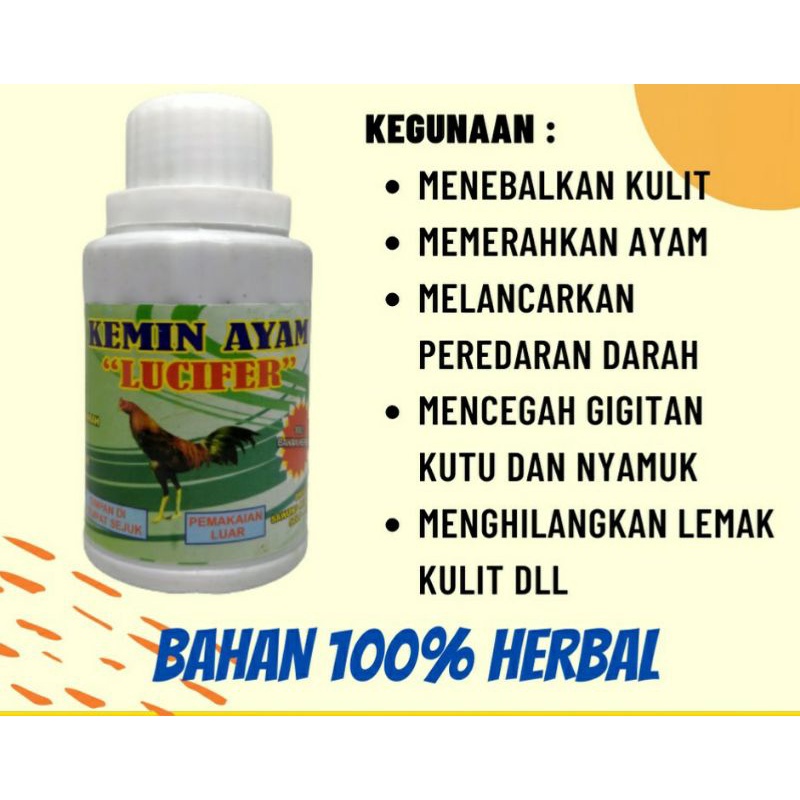 KEMIN AYAM LUCIFER 100ML HERBAL KEMIN AYAM