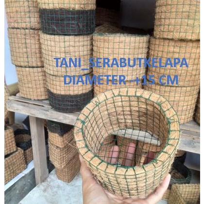 POT ANGGREK SERABUT KELAPA / POT KELAPA / POT SERABUT KELAPA BULAT