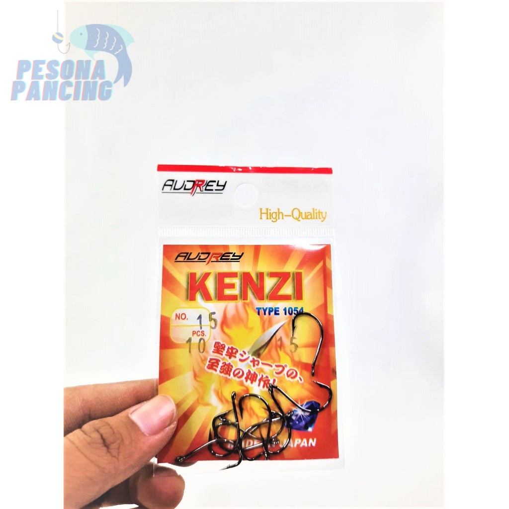 Kail Pancing Audrey Kenzi/Indigo Type Kecil 1054 Black Nikel Kuat dan Tajam