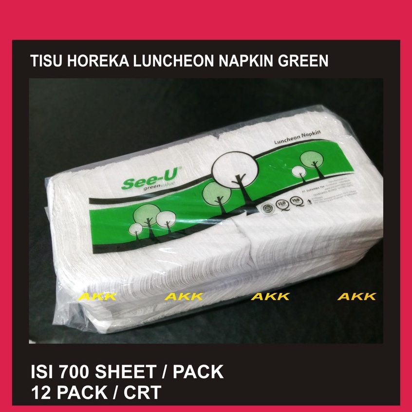 Tisu Horeka Luncheon Napkin Green 700 Sheet