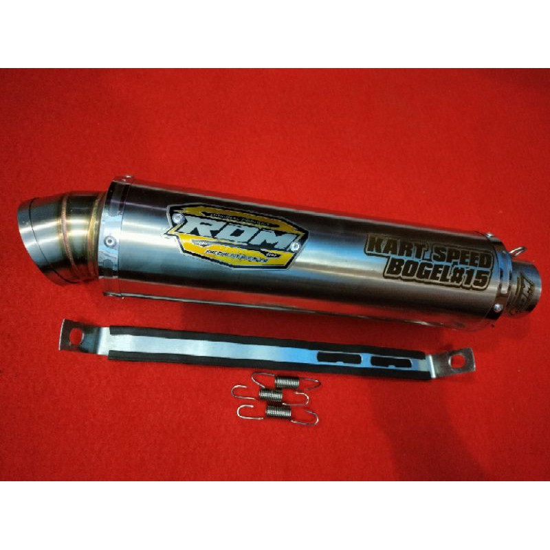 selencer Bulat kompetisi Original RDM SPESIALIST MUFFLER