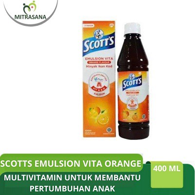 

Scotts Emulsion Vita Orange Isi 400 Ml