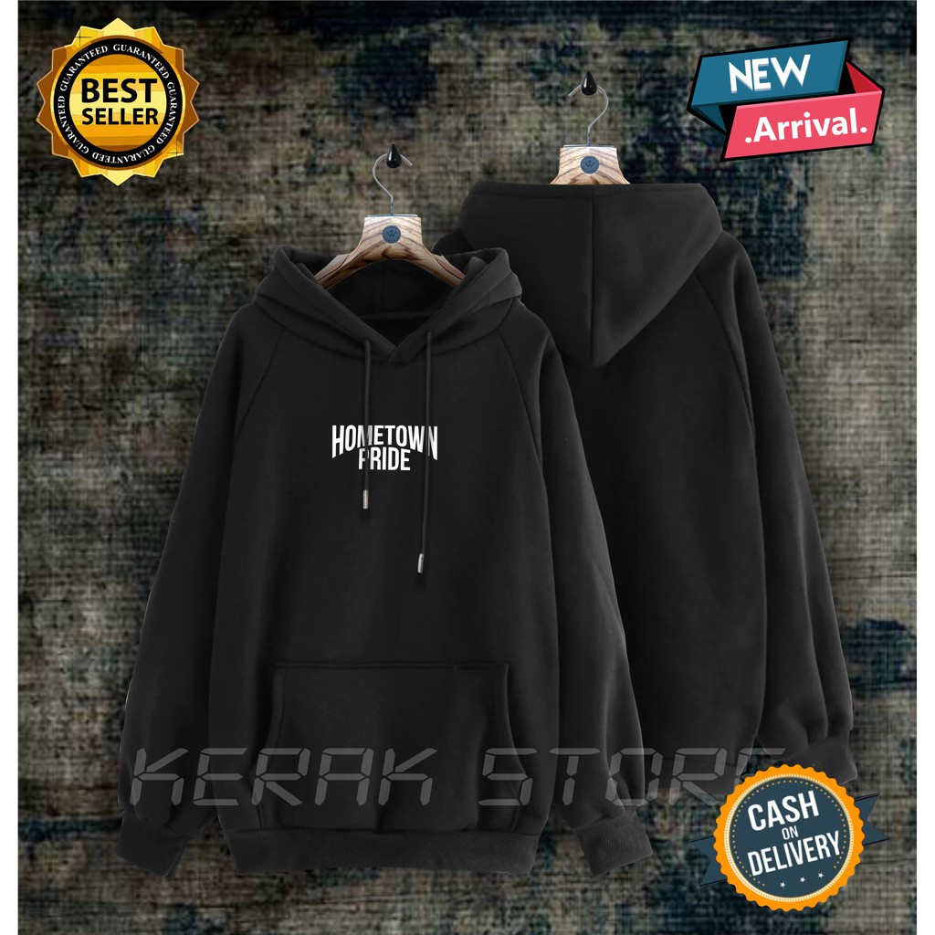 TERMURAH !! COD Jaket Sweater Hoodie Pria Distro stussyOriginal Big Size Jumbo M - XXL