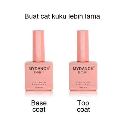 RUS.313979 • My Dance TOP COAT BASE COAT GEL UV LED  Jepang Halal Top & Base Coat Gel Nail Polish UV