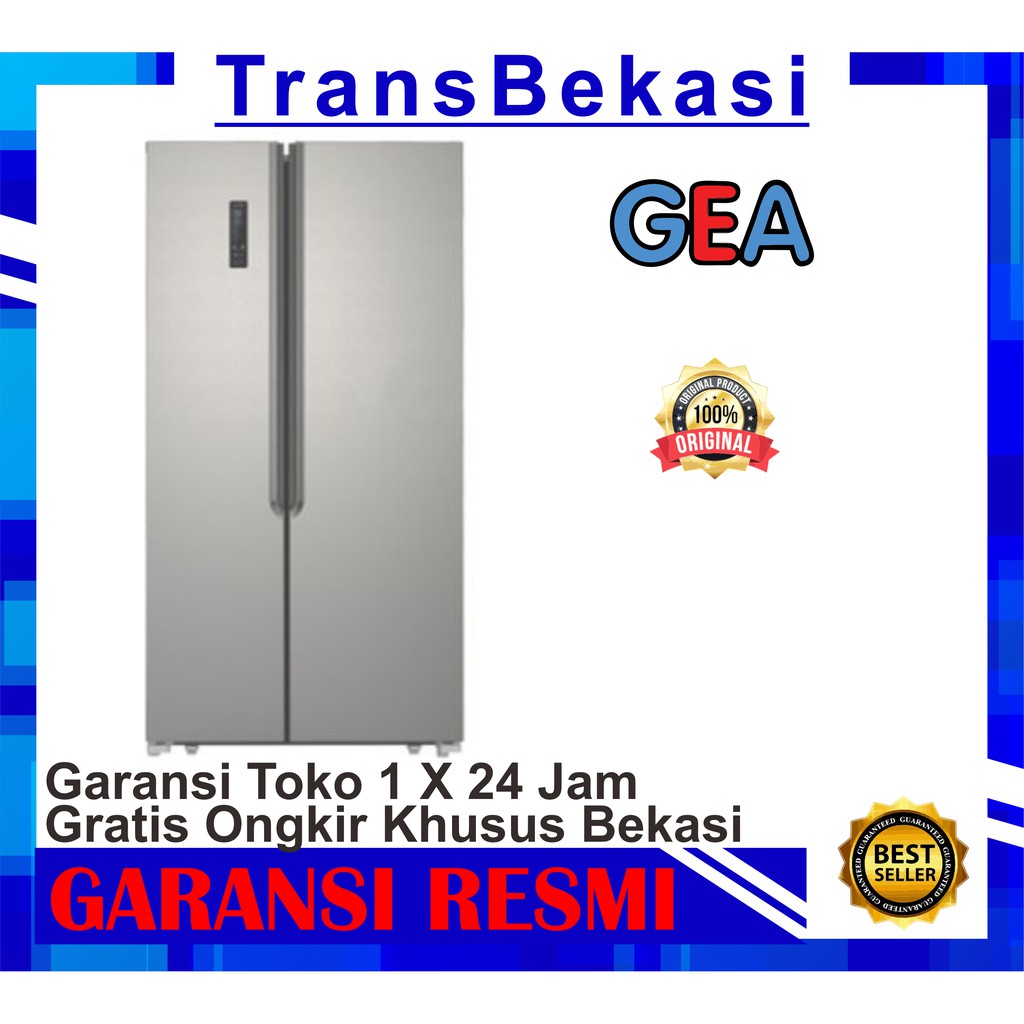 Kulkas Side by side GEA G2D 563 inox KHUSUS BEKASI FREE ONGKIR GARANSI RESMI