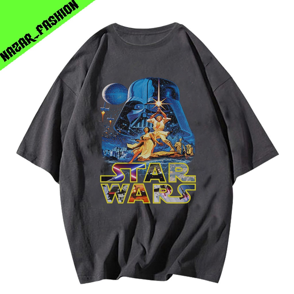 Kaos vintage star wars style oversize