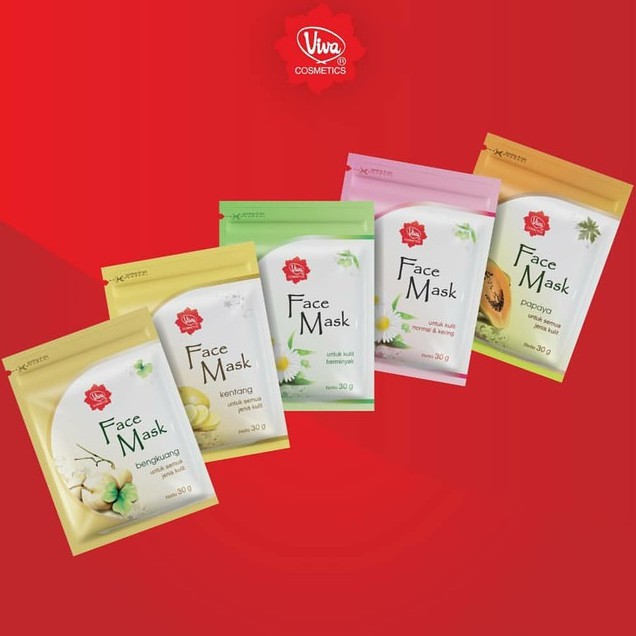 VIVA Face Mask Sachet Masker Wajah 30Gr